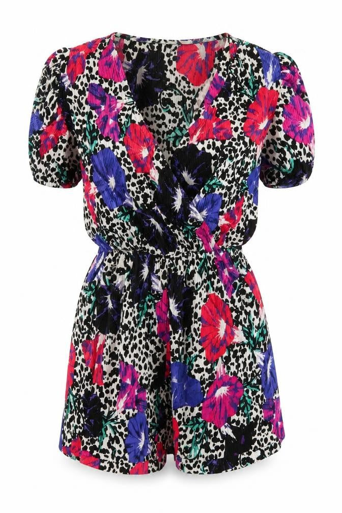 River Island Women’s Multicoloured Floral Playsuit Size 10