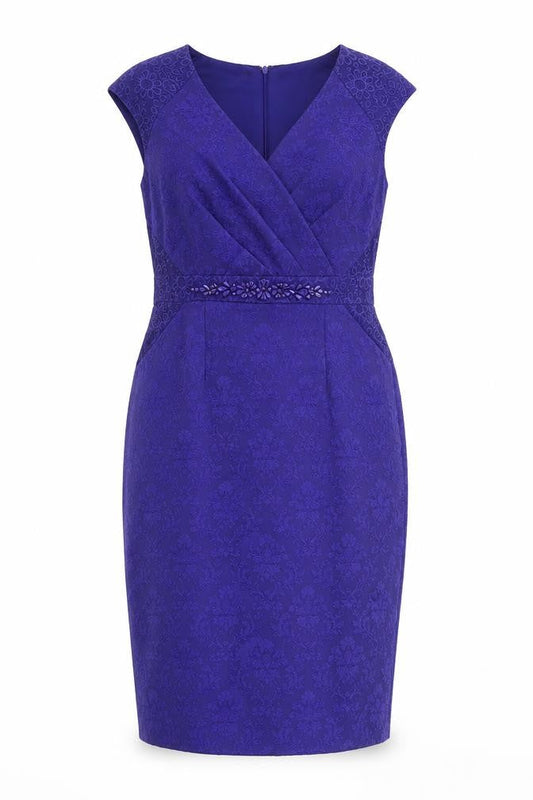 Monsoon Women's Purple Sheath Dress Size 14