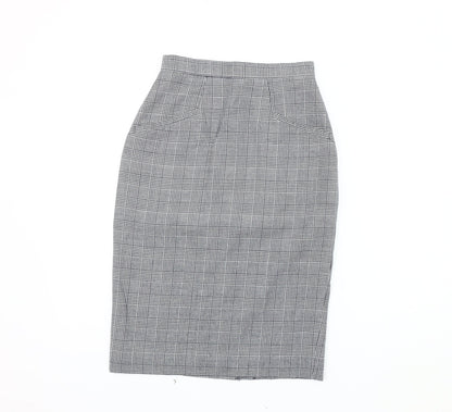 Richards Women's Check Pencil Skirt, Size 10, Multi