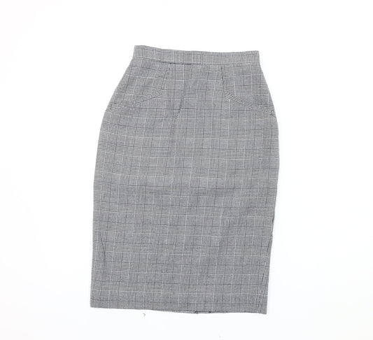 Richards Women's Check Pencil Skirt, Size 10, Multi