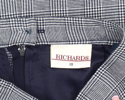 Richards Women's Check Pencil Skirt, Size 10, Multi