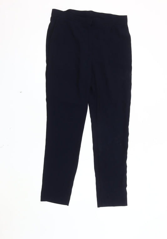 Busy Women's Black Ankle Trousers, Size 14, Straight Leg
