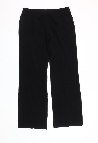 Debenhams Women's Black Straight Trousers Size 14