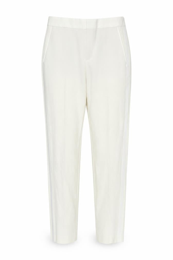 Zara Women's Ivory Trousers, Size S - Stylish & Versatile