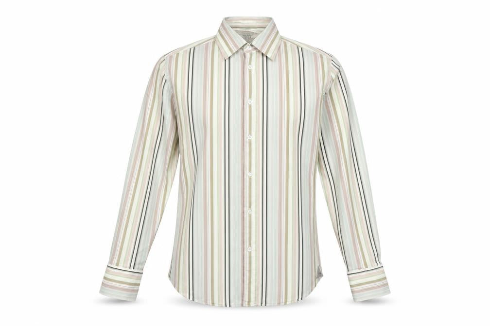 Ted Baker Men's Striped Multicoloured Casual Shirt M