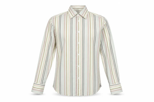 Ted Baker Men's Striped Multicoloured Casual Shirt M