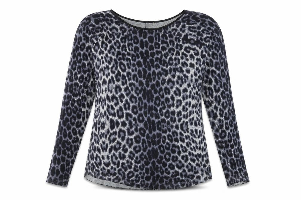 Oasis Womens Multicoloured Animal Print Jumper S