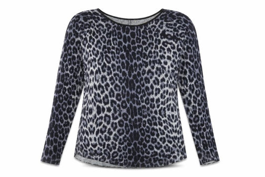 Oasis Womens Multicoloured Animal Print Jumper S