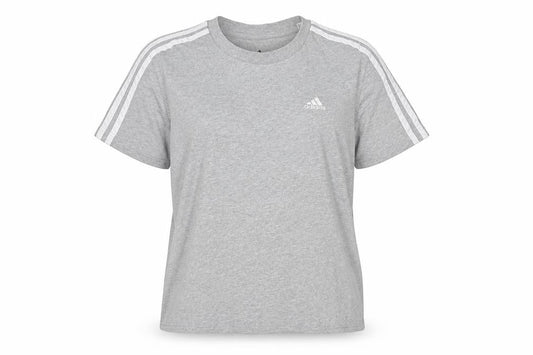 Adidas Women's Grey Cotton T-Shirt Size S