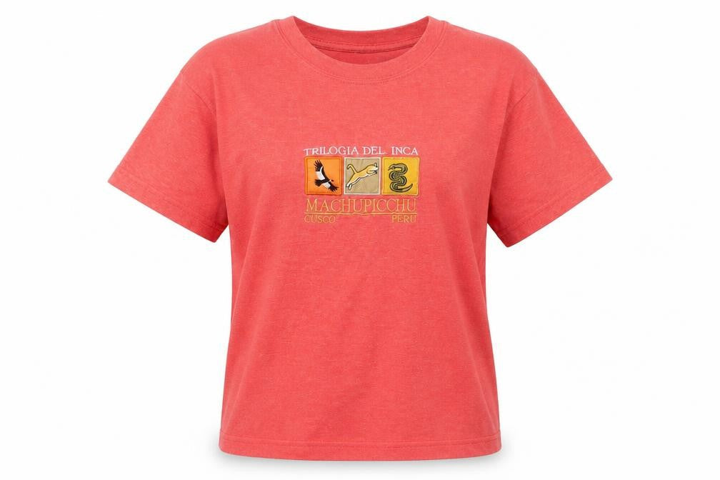 Manu Arts Red Unisex T-Shirt, Size S, Casual Summer Wear