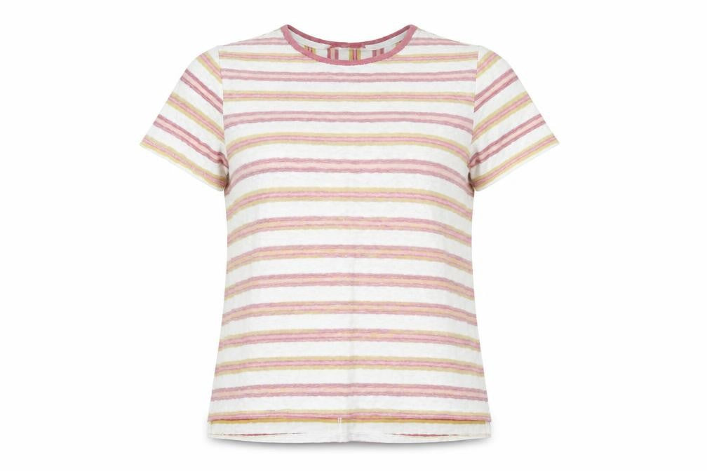 Next Women's Multicoloured Striped T-Shirt Size 10