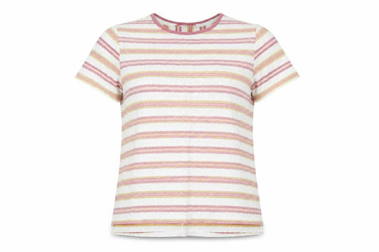 Next Women's Multicoloured Striped T-Shirt Size 10