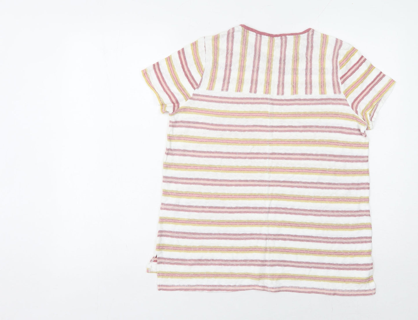 Next Women's Multicoloured Striped T-Shirt Size 10