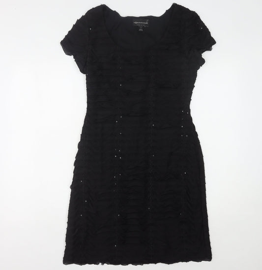 Connected Apparel Women's Black Dress - Size 8