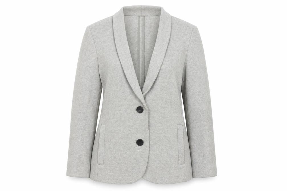Gap Women’s Grey Blazer UK 12 Shawl Collar