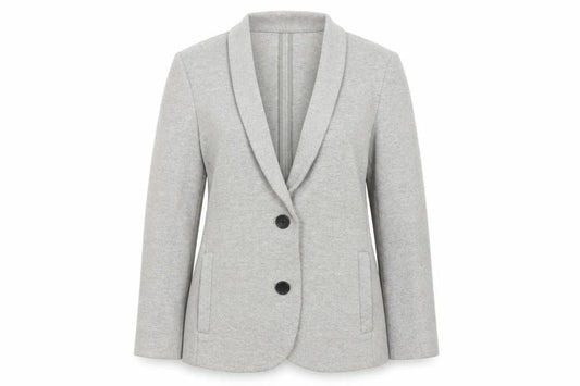 Gap Women’s Grey Blazer UK 12 Shawl Collar