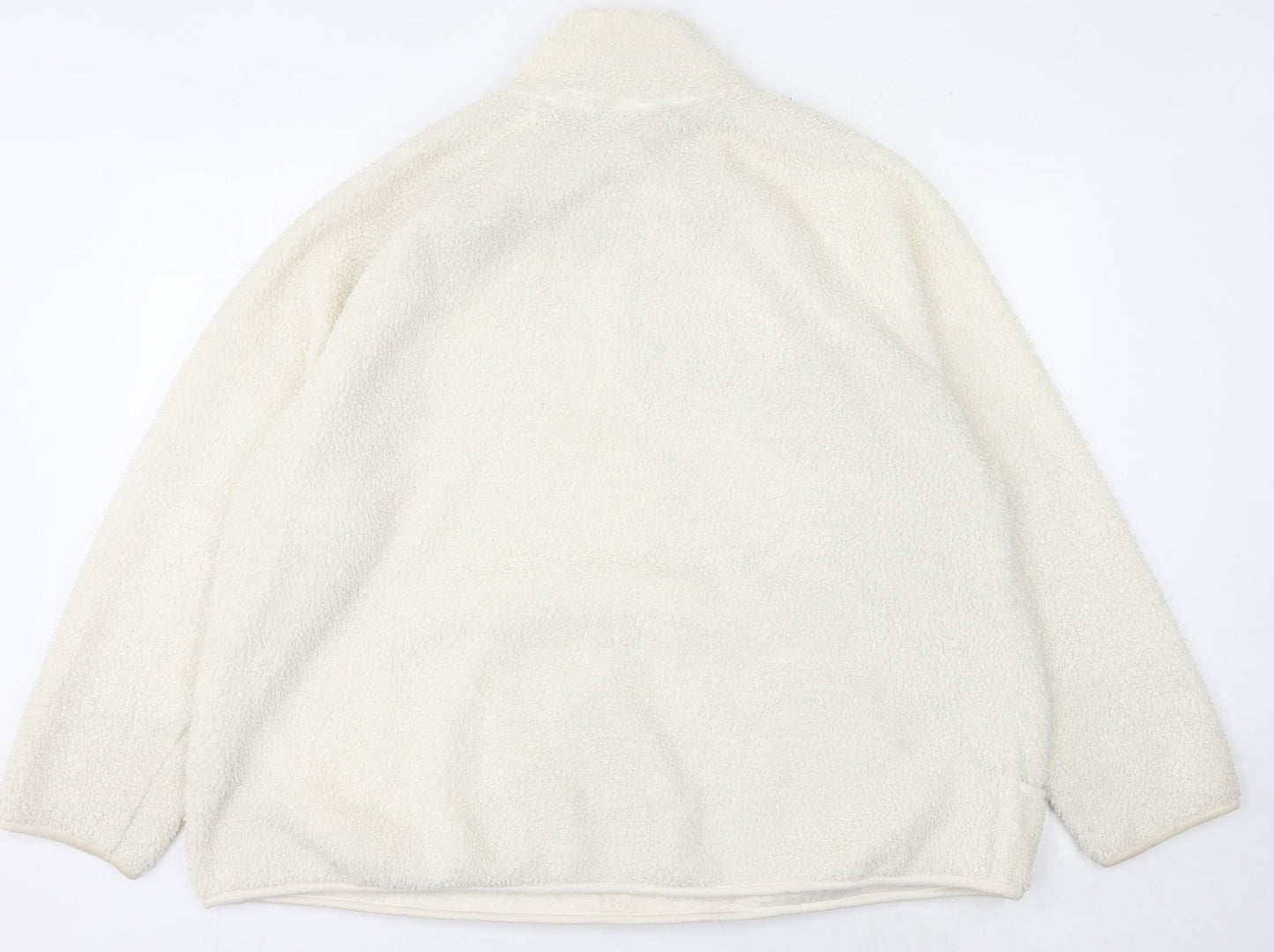 Marks and Spencer Women's Ivory Fleece Pullover Sweatshirt