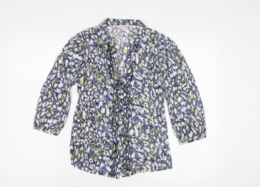 Marks and Spencer Women's Multicoloured Floral Blouse, Size 12