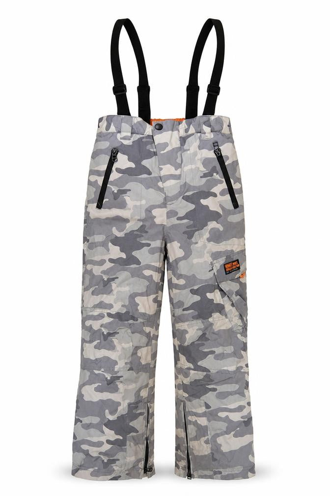 Next Boys Grey Camo Snow Pants 9-10 Years Skiing Trousers