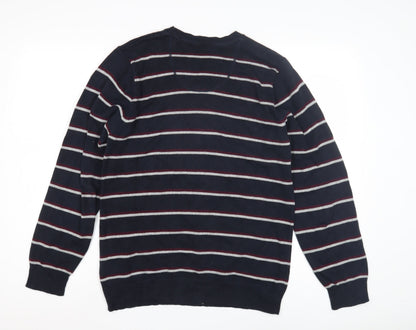 Marks & Spencer Men's Striped Pullover Jumper, Size S