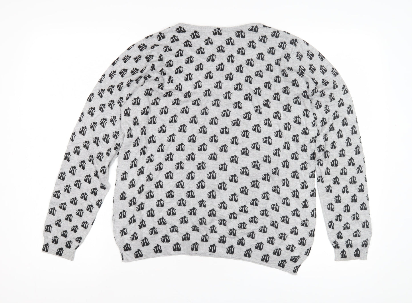 Marks and Spencer Women's Grey Pullover Jumper Size 14