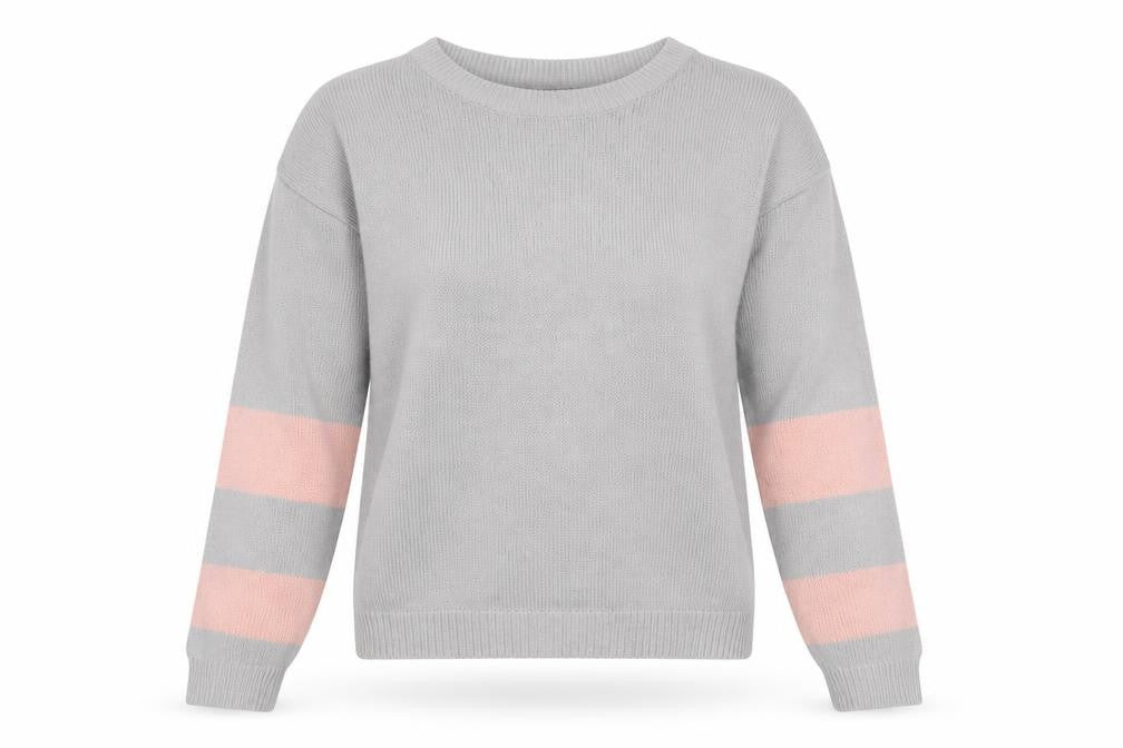 Brave Soul Women’s Grey XS Pullover Jumper