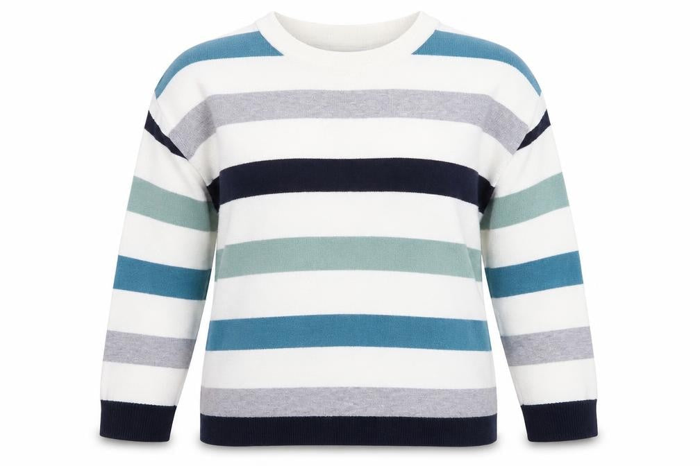 Esmara Women's Striped Pullover Jumper L - Casual Knit Top