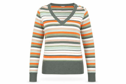 Next Women's Multicoloured Striped Pullover, Size 8