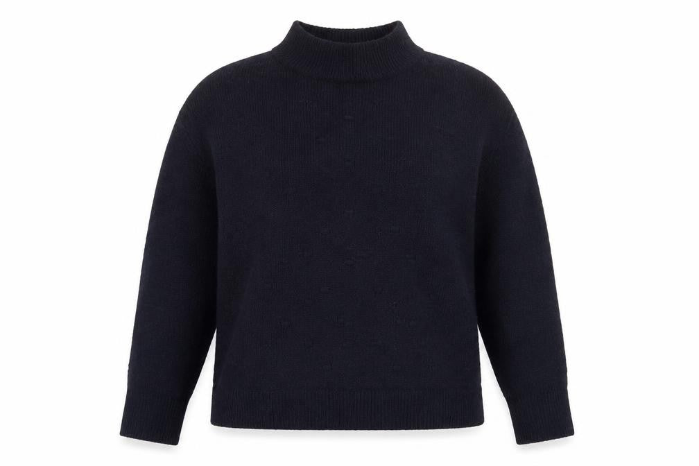 Oasis Women's Black Mock Neck Jumper S