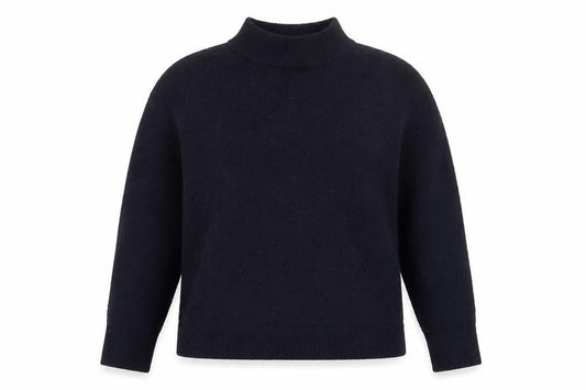 Oasis Women's Black Mock Neck Jumper S