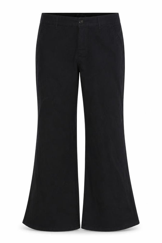 ASOS DESIGN Women's Black Flared Trousers