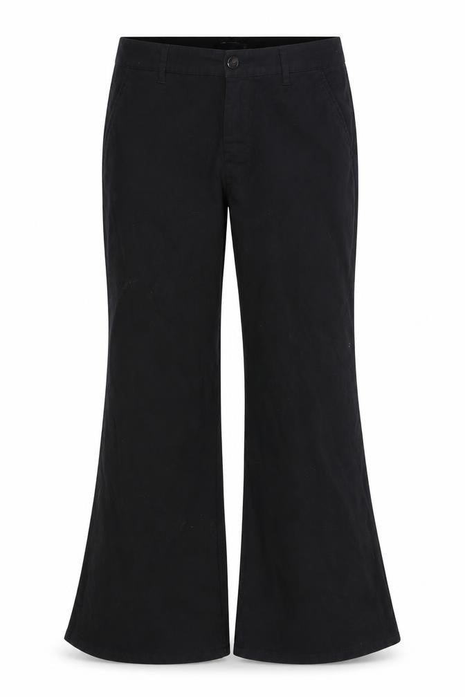 ASOS DESIGN Women's Black Flared Trousers