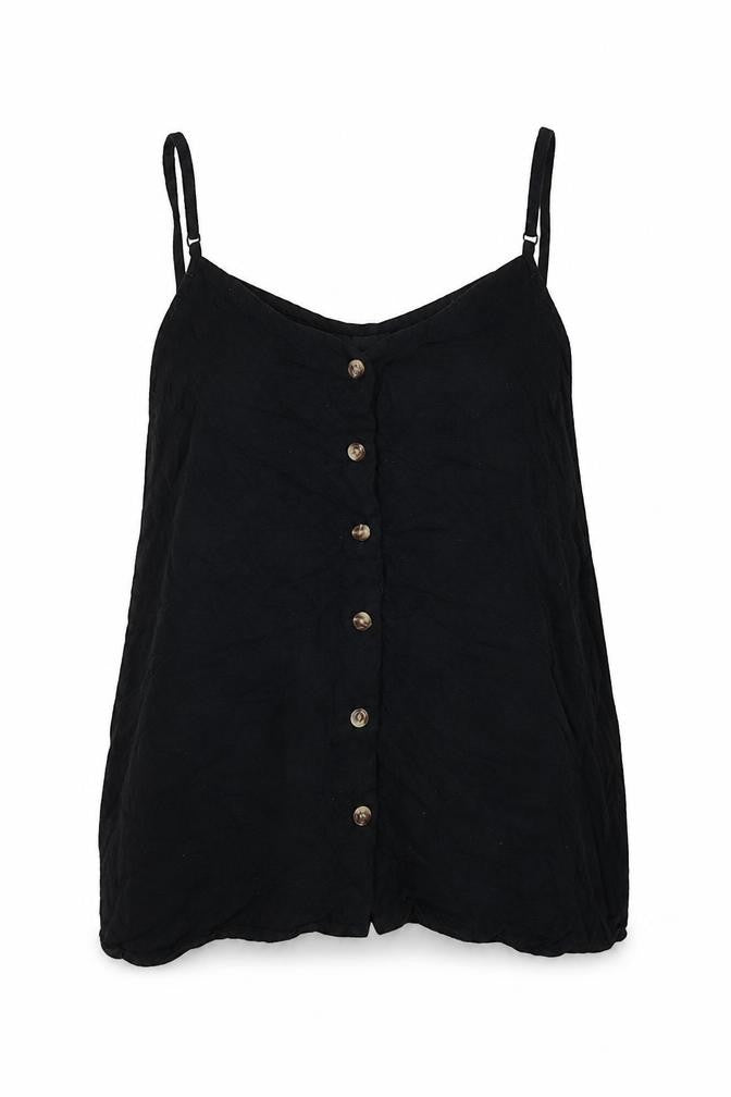 Warehouse Black Camisole Blouse for Women, Size 10