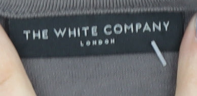The White Company Grey Women's Knee Length Wrap Dress M