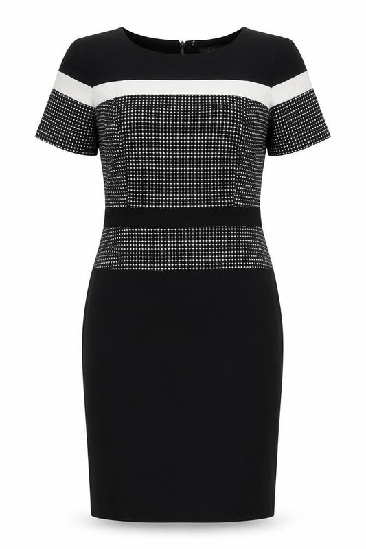 Marks & Spencer Women's Black Sheath Dress, Size 8