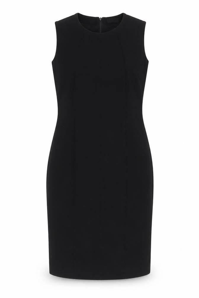 Linea Women's Black Sleeveless Sheath Dress Size 14