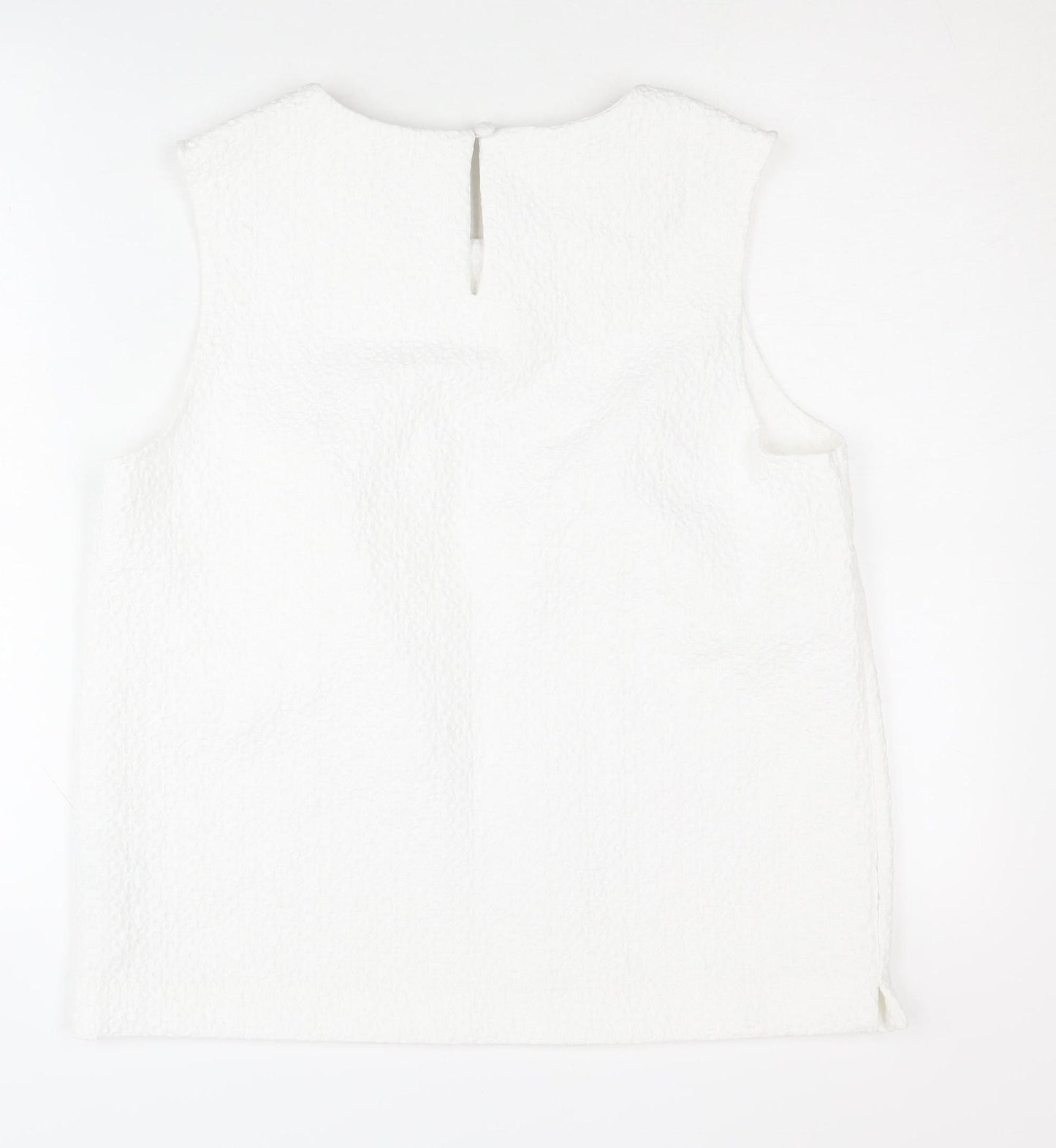 M&Co Women's Ivory Tank Top Size 16