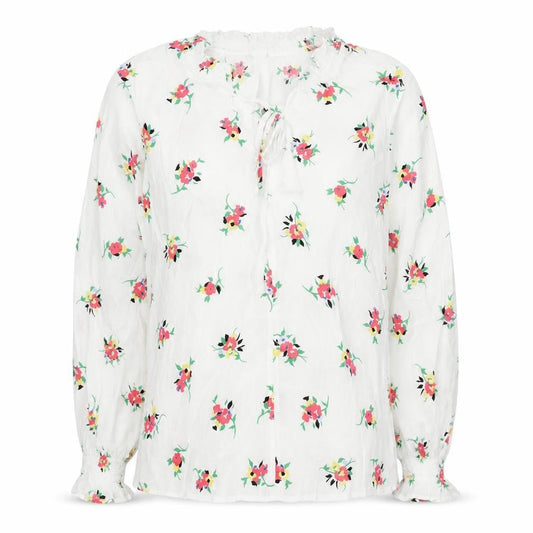 Marks & Spencer Women's Floral Blouse White Size 10