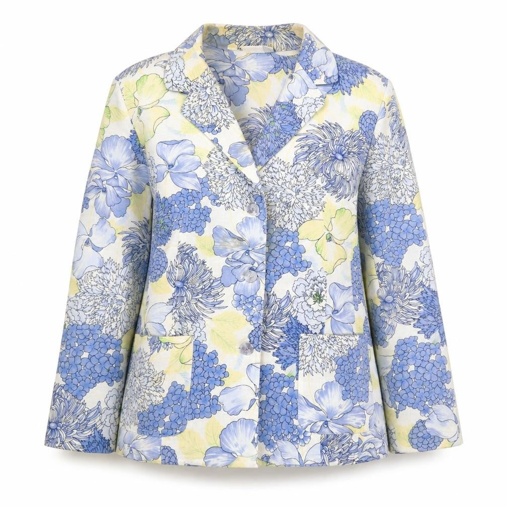Oscar B Women's Multicoloured Floral Blazer Size 16