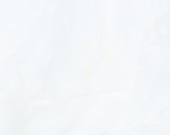 NAF NAF Women's White Button-Up Shirt Size 8