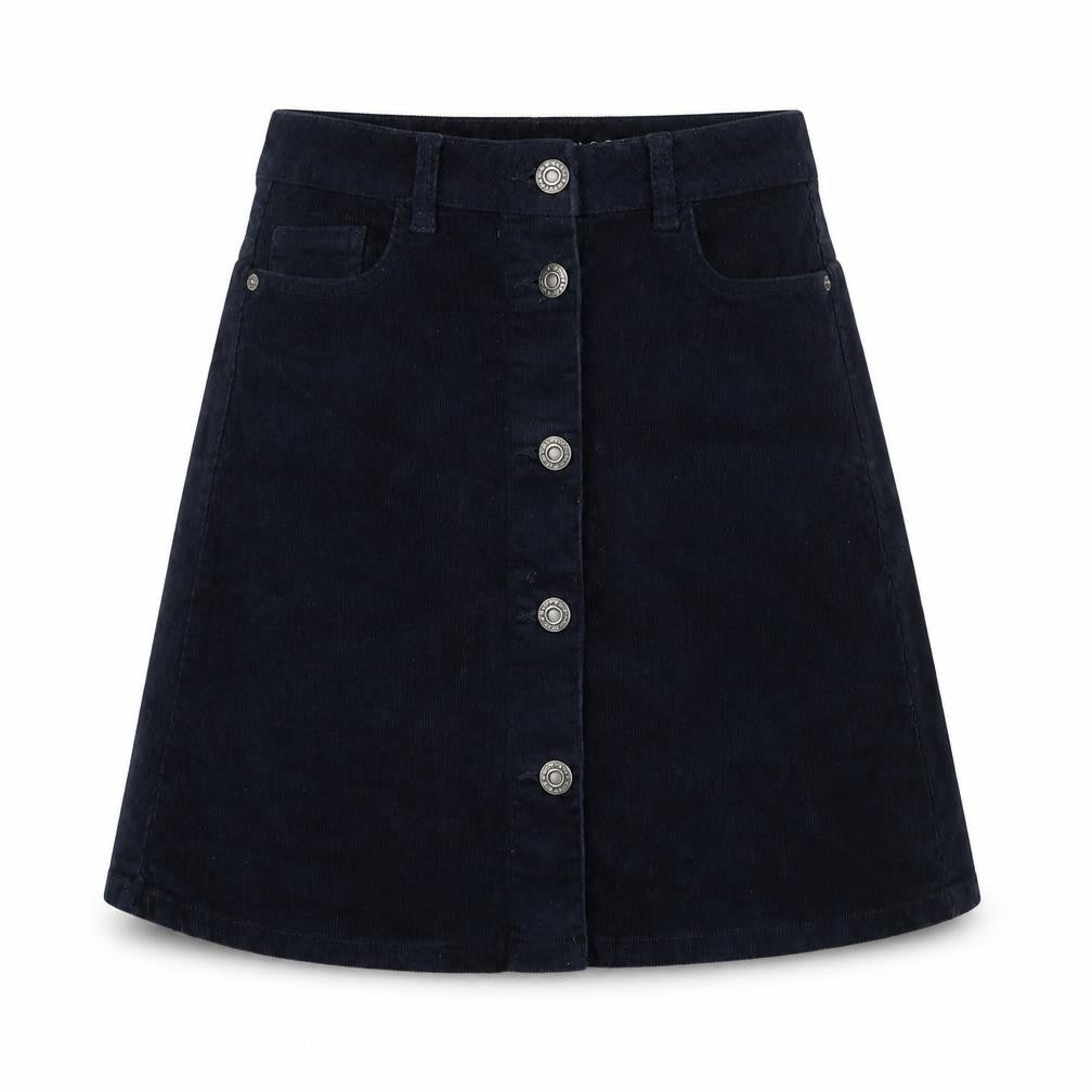 Noisy May Women's Blue Corduroy Skirt Size S