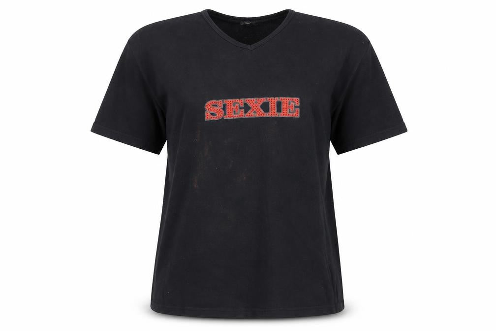Ultimate Unisex Black M V-Neck T-Shirt Casual