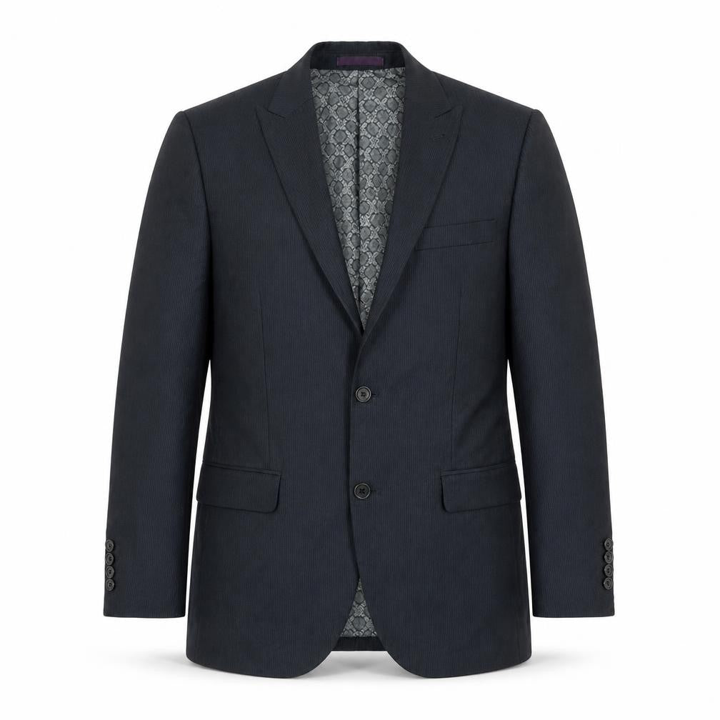 Greenwoods Men's Black Blazer, Size 38 Regular Fit