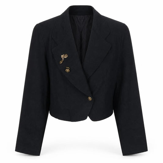Clothes Circuit Women's Black Wool Blazer M