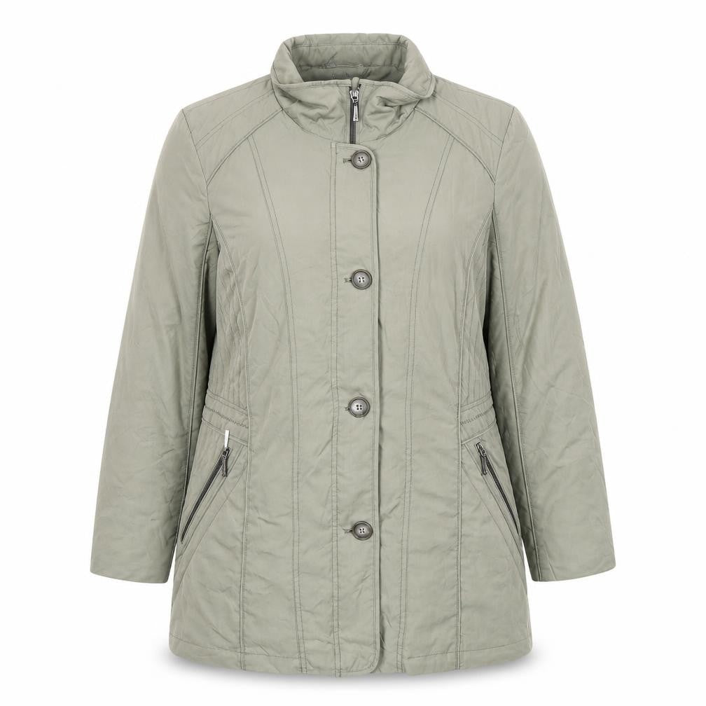 Isabell Women's Green Mid-Length Coat Size 16
