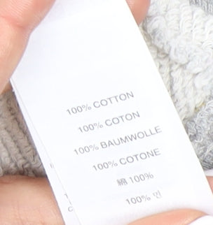 Brand and care label for J.Crew Women's Grey Pullover Sweatshirt XS