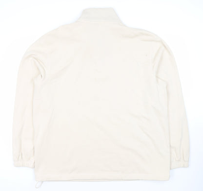 JACK & JONES Beige XL Men's Henley Sweatshirt