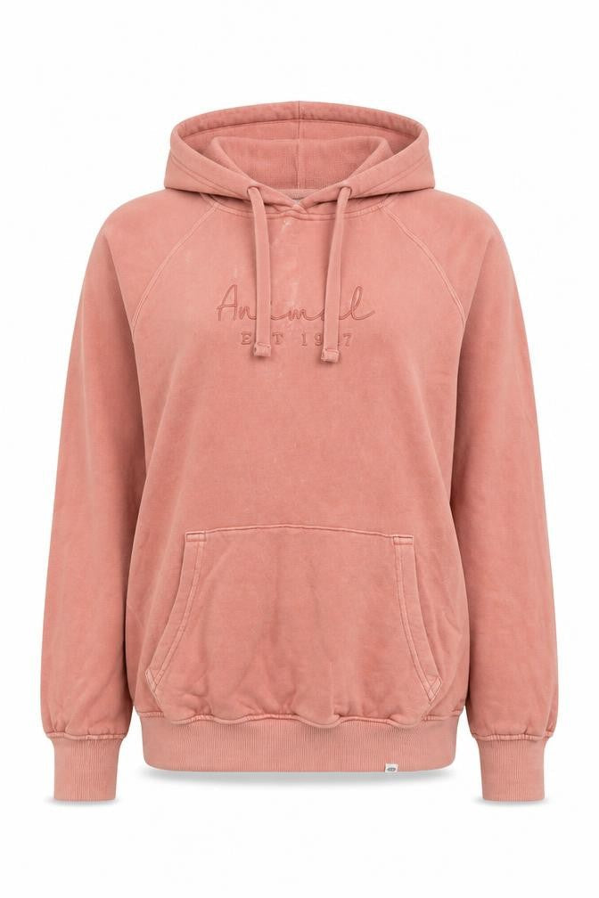 Animal Women's Pink Pullover Hoodie Size 8