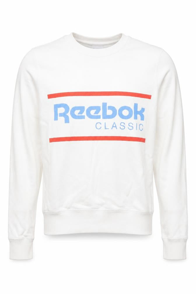 Reebok Men's White XS Pullover Sweatshirt