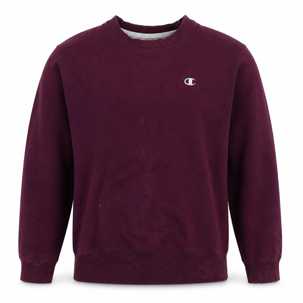Champion Men's Purple Pullover Sweatshirt M